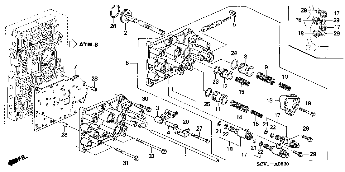 ATM0830 AT SERVO BODY