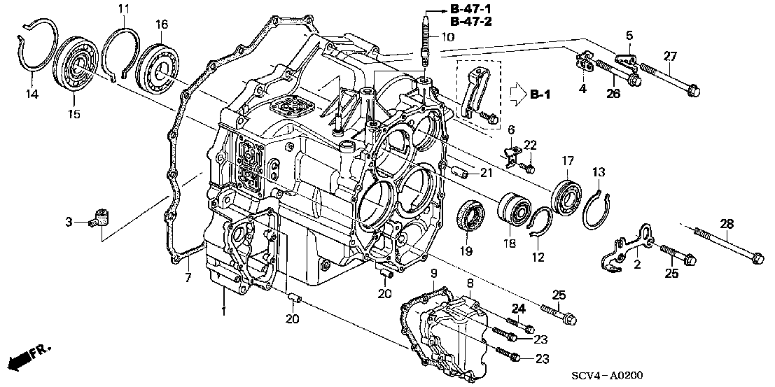 ATM02 AT TRANSMISSION CASE