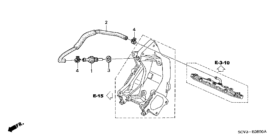 E 08 BREATHER TUBE