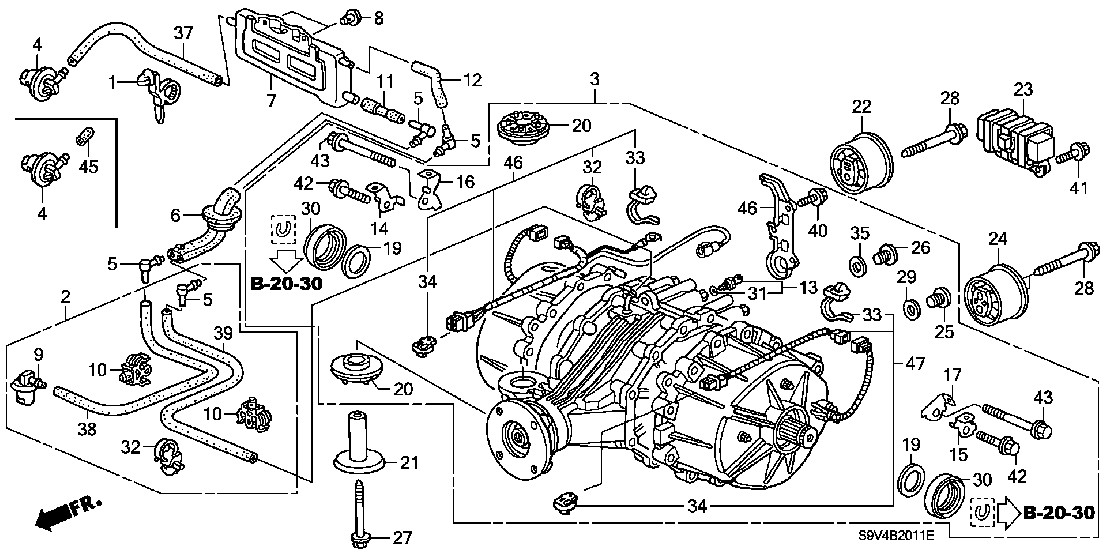 B 2011 REAR DIFFERENTIAL (2)