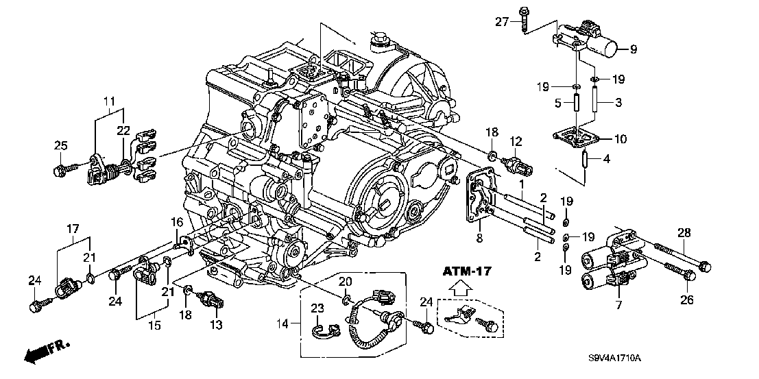 ATM1710 AT SENSOR - SOLENOID ('06-)