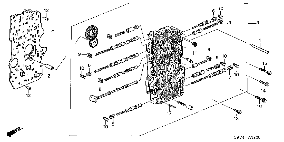 ATM18 AT MAIN VALVE BODY ('06-)