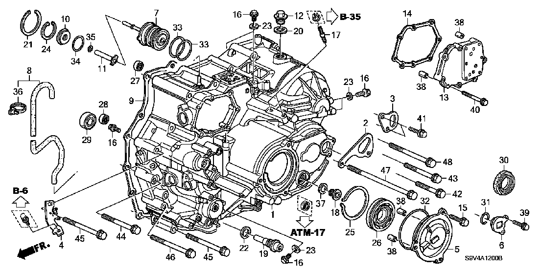 ATM12 AT TRANSMISSION CASE ('06-)