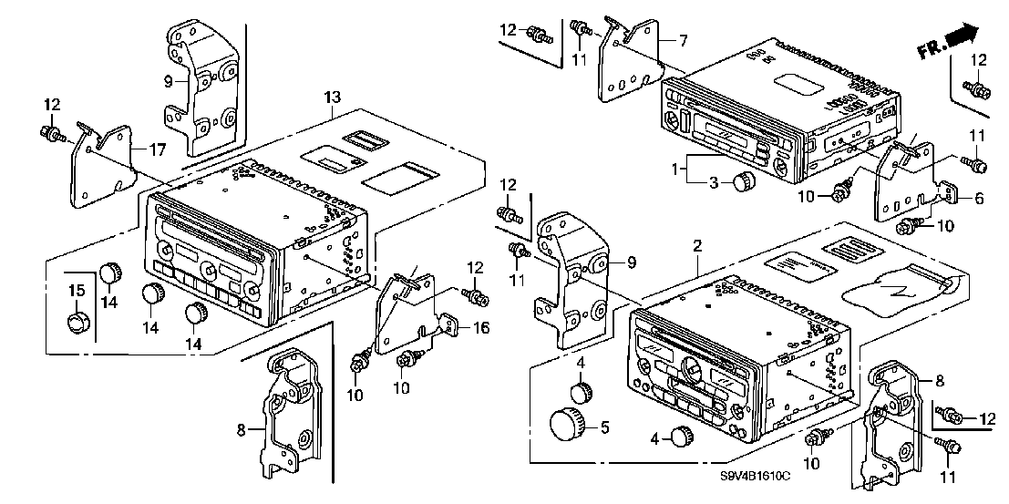 B 1610 AUTO RADIO