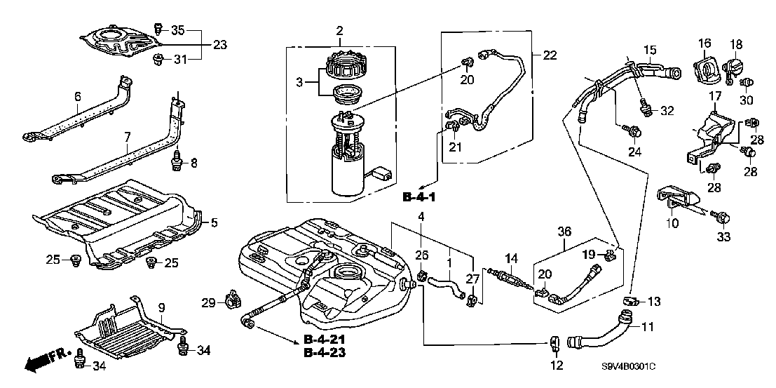 B 0301 FUEL TANK (2)