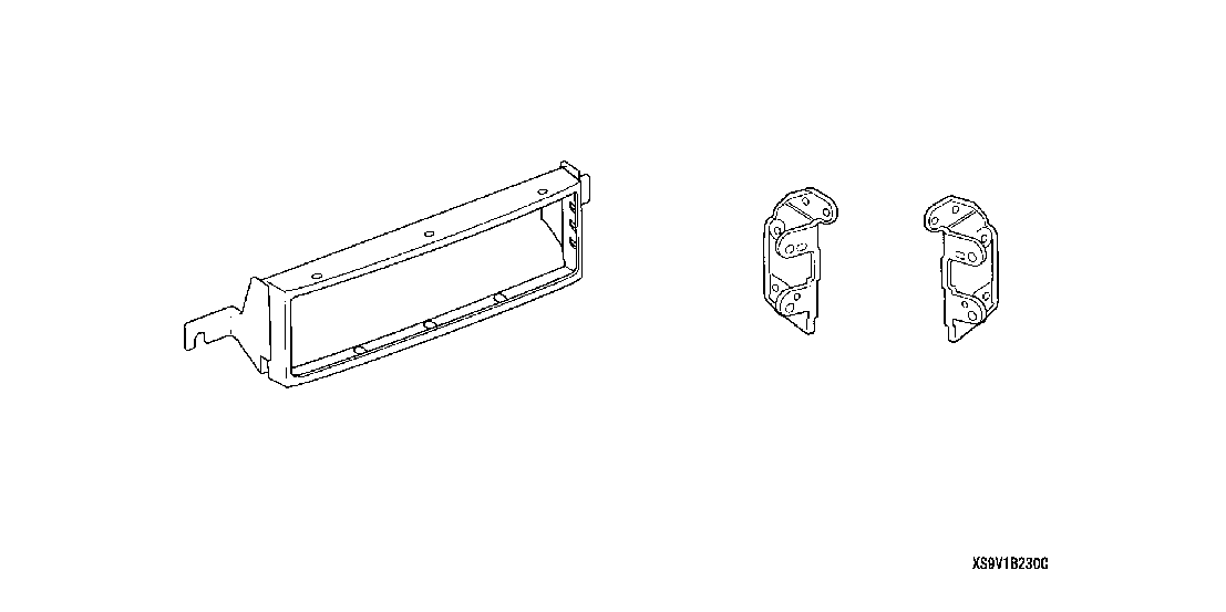 XEL2601 DVD DIN BEZEL KIT (2)