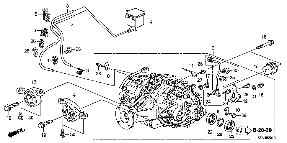 REAR DIFFERENTIAL - MOUNT